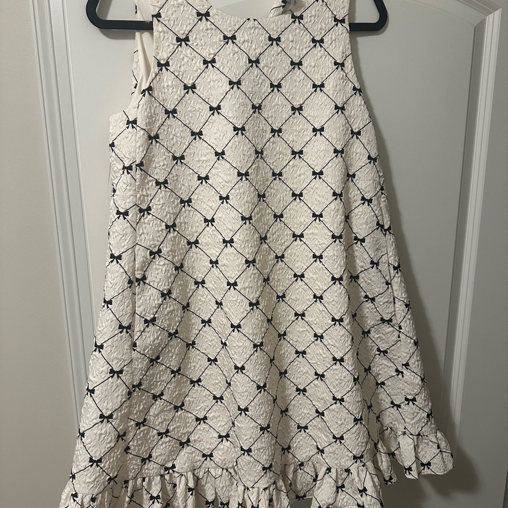 Mable Brand Boutique Mini Dress with Bows and Pearls